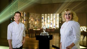 El mensaje del novio de Gastón Dalmau para alentarlo en la final de MasterChef Celebrity 2