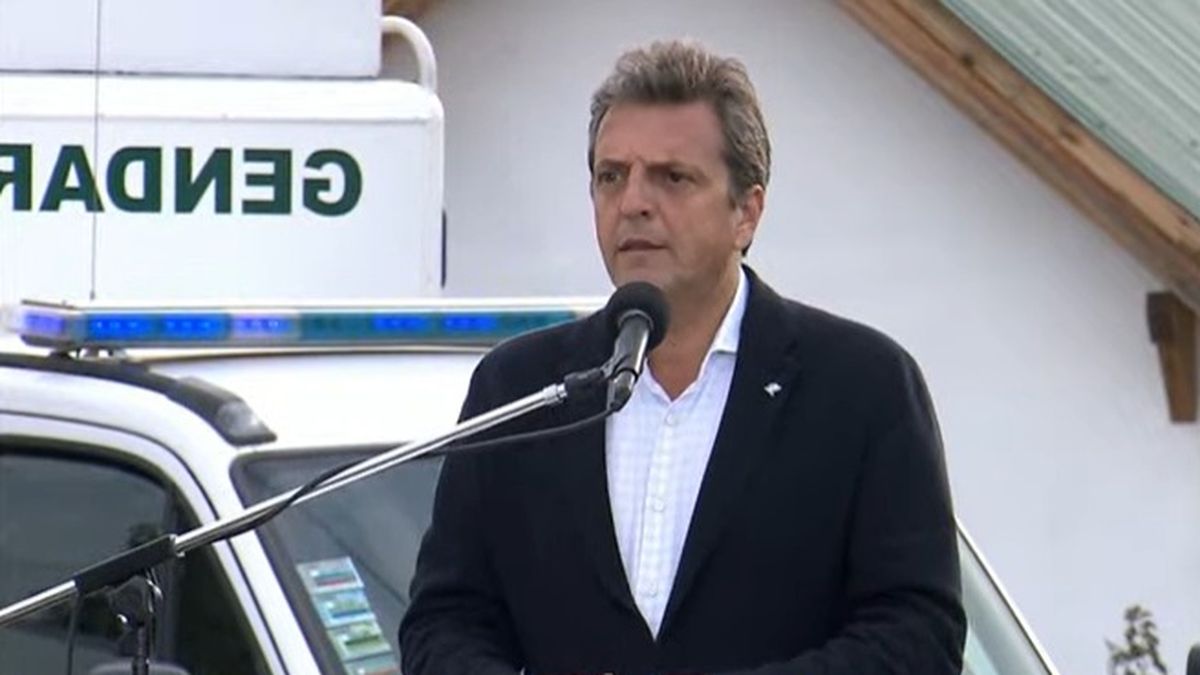 Sergio Massa estuvo en Rosario y habló de seguridad. (Foto: Télam)