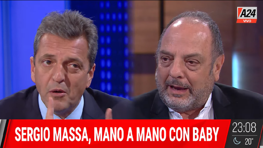 Sergio Massa en A24: Sé quiénes se están haciendo los vivos y me voy a ocupar de que vayan en cana