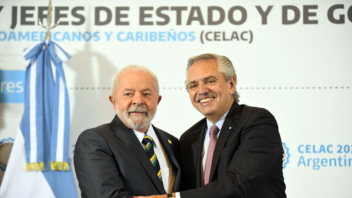 Alberto Fernández con Luis Inácio Lula Da Silva (Foto: Télam)