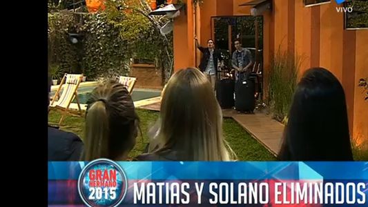 “Gran Hermano 2015”: Matías y Solano, los nuevos eliminados de La Casa