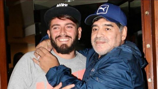 Diego Maradona presentó a su nieto: Estoy muy feliz y me llena el corazón