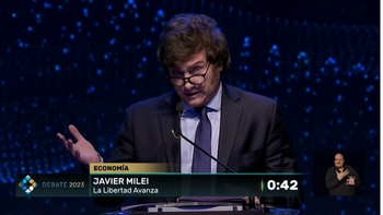 Javier Milei cuestionó el número de desaparecidos y descartó que fueran 30.000. (Foto: captura) Javier Milei cuestionó el número de desaparecidos y descartó que fueran 30.000. (Foto: captura)