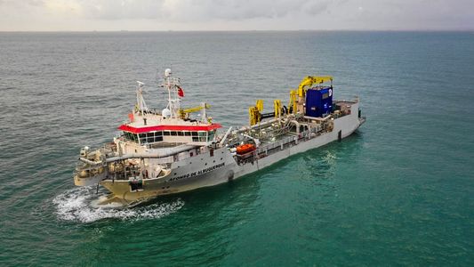 Compañía Sud Americana de Dragados finalizó la obra en el canal de acceso al puerto de Santa Fe