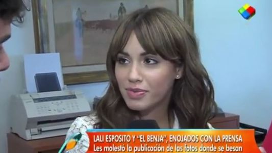 La furia de Lali Espósito y Benjamín Vicuña con el periodismo
