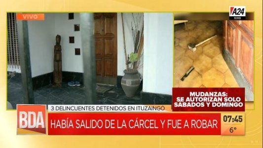 Violento robo en Ituzaingó: cinco ladrones ingresaron a mazazos a una vivienda