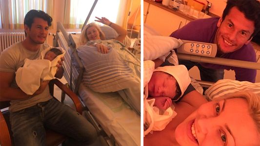 Nació la hija de Nelson Haedo y Martynka