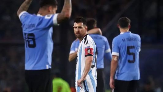 ¡Durísimo! El enojo de Messi con los futbolistas de Uruguay tras el clásico del Río de La Plata