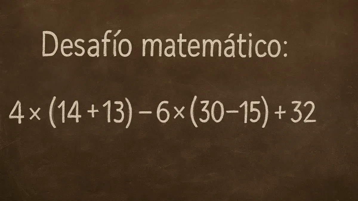La regla esencial para resolver este desafío matemático es conocido como PEMDAS (por sus siglas en inglés) o jerarquía de operaciones.
