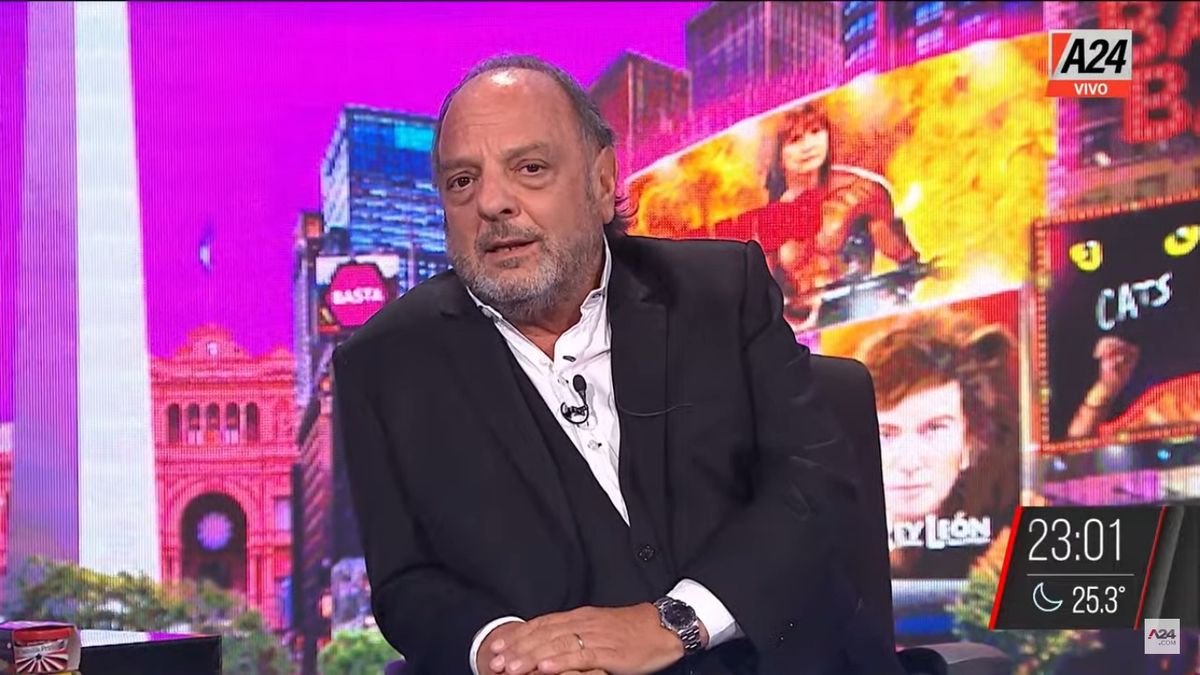 El editorial de Baby Etchecopar (Foto: captura)