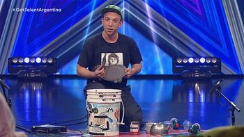 Un participante maravilló al jurado de Got Talent Argentina con su percusión reutilizable