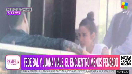 El encuentro de Juana Viale y Federico Bal: ¿qué pasó?