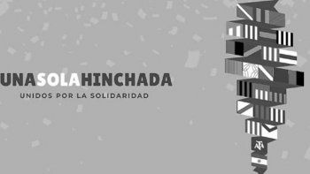 Una sola hinchada, la campaña de los clubes de Primera para colaborar con los más necesitados a raíz del coronavirus