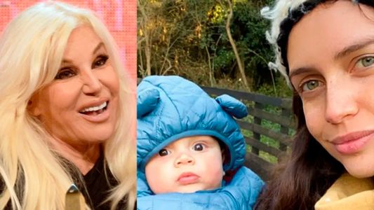 El furcio de Susana Giménez en una foto del bebé de Zaira Nara