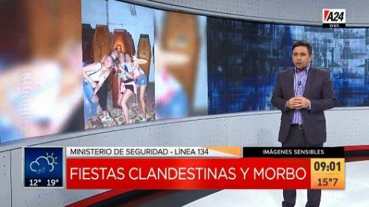 Fiesta de “Halloween” clandestina en un cementerio de Santa Fe