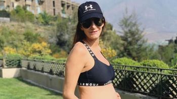 La exigente rutina de entrenamiento de Luciana Aymar embarazada de seis meses