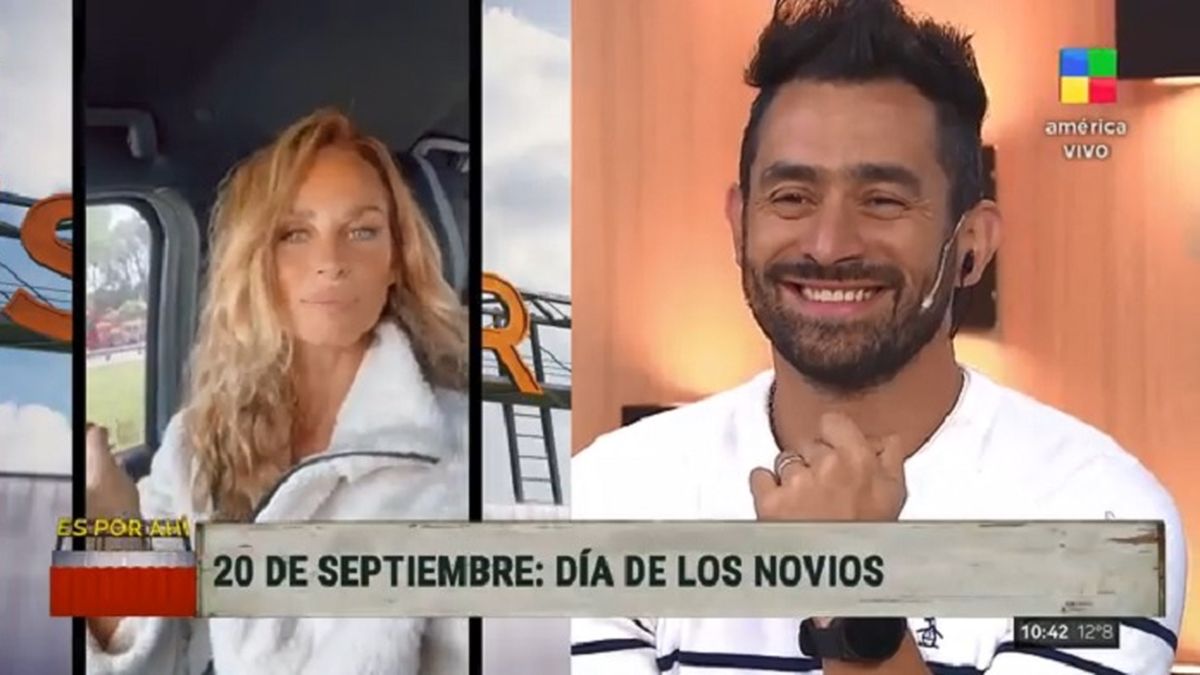 Sabrina Rojas le declaró todo su amor al Tucu López con motivo del Día de los novios. 