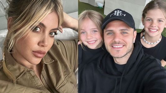 El emotivo video de Mauro Icardi y sus hijas acompañado a Wanda Nara en su difícil momento