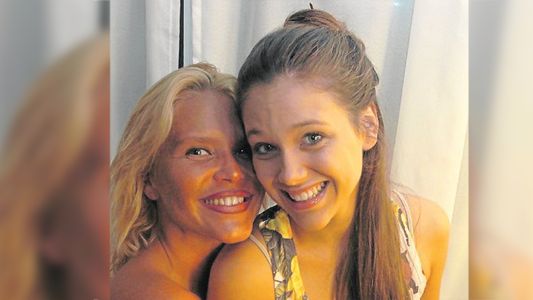 Las imágenes del reencuentro de Nazazarena Vélez y su hija Barbie después del accidente
