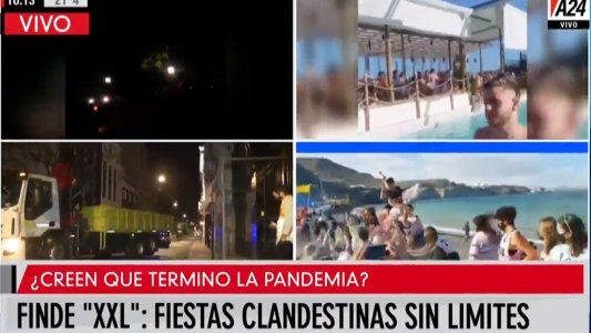Las fiestas clandestinas estallan en todo el país y se enciende el alerta sanitaria por los contagios de Covid-19