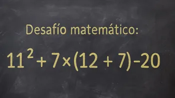 Desafío matemático: ¿cuánto tiempo te lleva resolverlo?