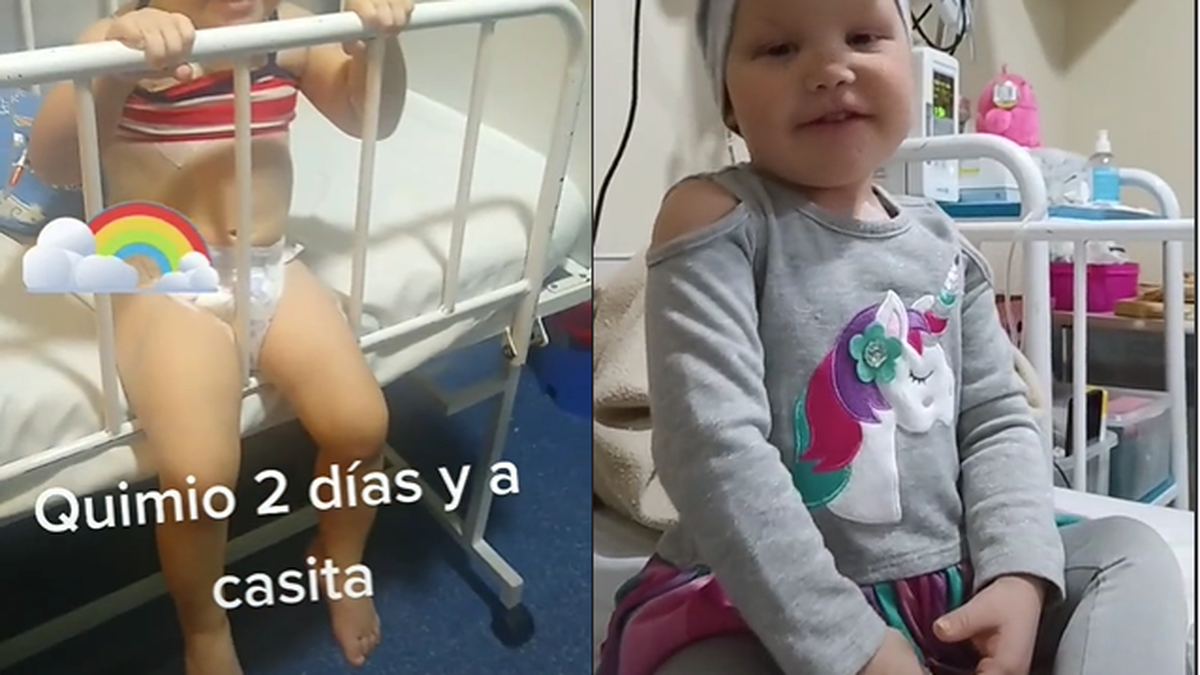 En noviembre de 2021, cuando Loli tenía un año, fue diagnosticada con sarcoma de Ewing (Foto: Captura de Pantalla)