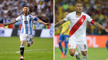 Lionel Messi y Paolo Guerrero, las figuras de las selecciones de Argentina y Perú (Foto: archivo). Lionel Messi y Paolo Guerrero, las figuras de las selecciones de Argentina y Perú (Foto: archivo).