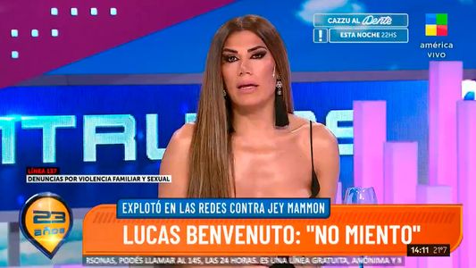 El mensaje que Lucas Benvenuto le envió a Flor de la V, donde habla de otros famosos