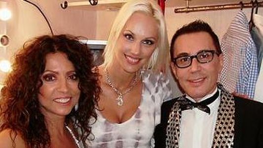 Ingrid Grudke visitó a su amigo Marcelo Polino en La revista de Buenos Aires