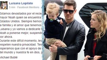 Comunicado de Lopilato y Bublé: Estamos devastados por el reciente diagnóstico de cáncer
