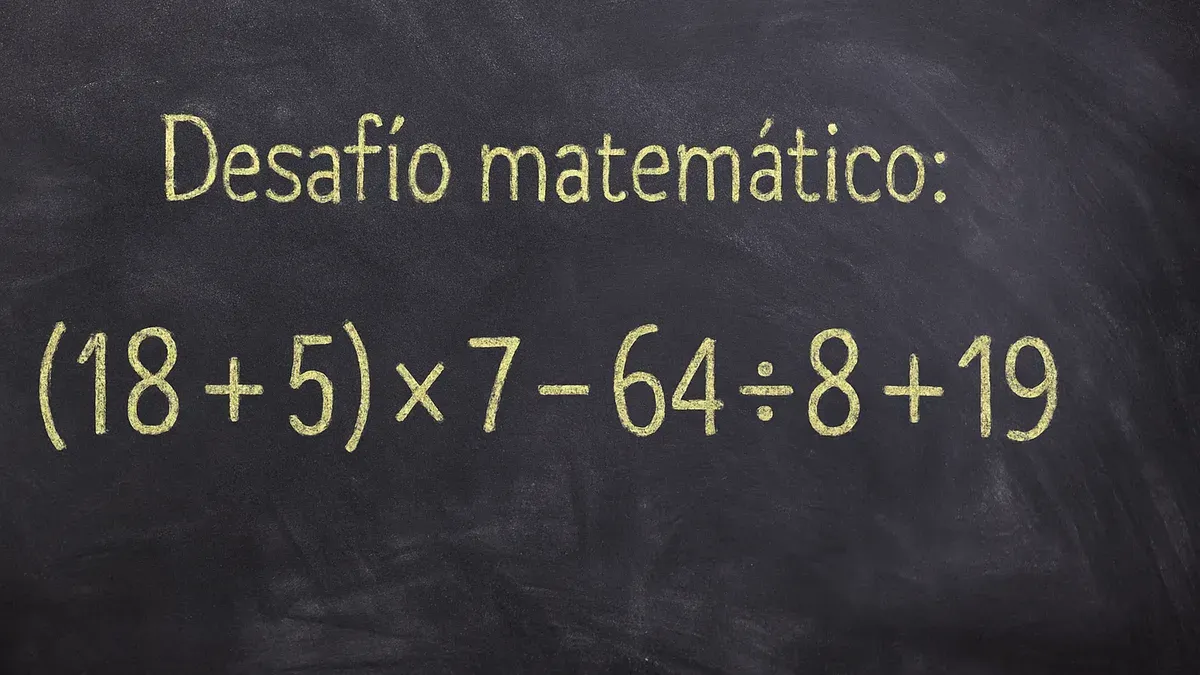 Para llegar a la respuesta correcta en este Desafío Matemático conviene seguir el orden matemático correcto porque un paso fuera de orden cambia toda la respuesta.