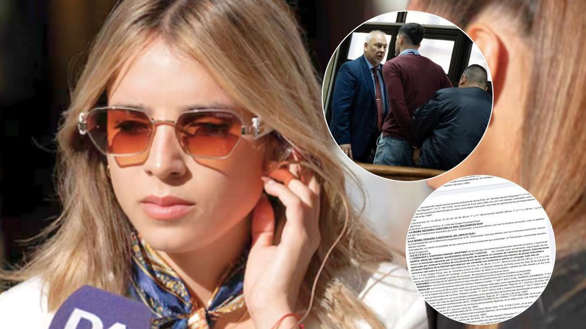 La reacción de Emily Ceco tras filtrarse el fallo completo contra Santiago Martínez: Espero que...