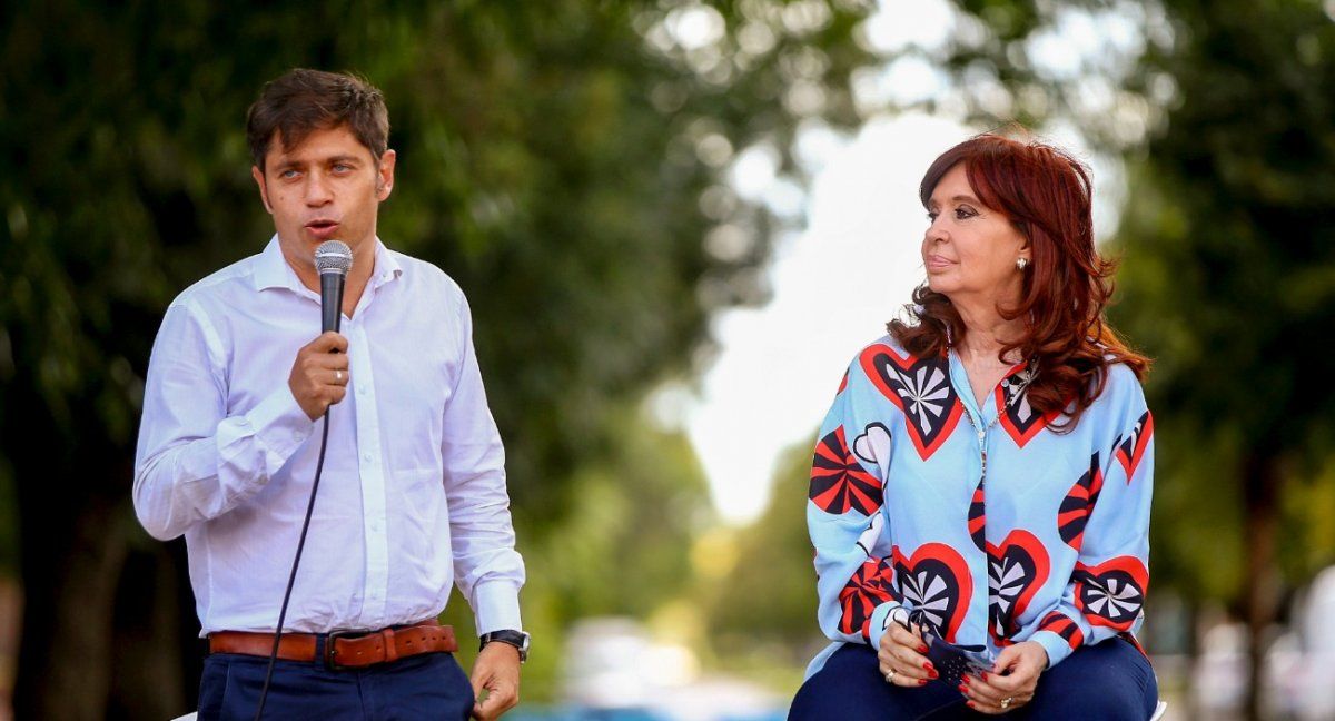 Axel Kicillof y Cristina Kirchner.