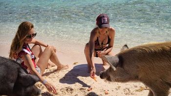 Vacaciones compartidas para Vero Lozano y Analía Franchín en un lugar paradisíaco y rodeado de naturaleza