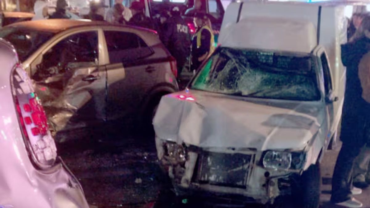 Un accidente grave involucra a una conductora argentina en el Uruguay. (Foto: Captura de TV)