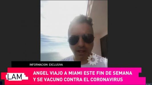 Ángel de Brito desde Miami: Acá ya está abierta la vacunación para todos