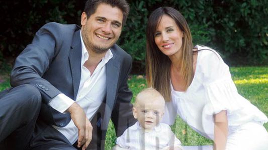 Guillermo Andino bautizó a su hijo Ramón: las imágenes