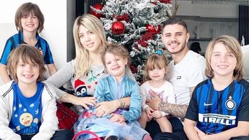 La particular torta que prepararon Wanda Nara y Mauro Icardi para el cumpleaños de Constantino