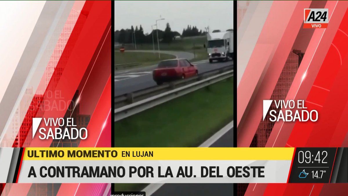 Este fue el Duna rojo que ingresó a la autopista