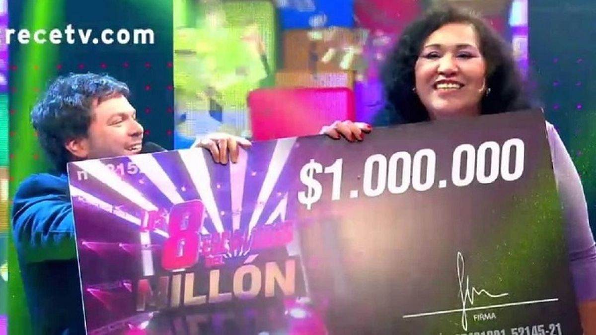 Cecilia, comerciante de 55 años, fue la primera ganadora de Los 8 escalones, el programa que vuelve a conducir Guido Kaczka en la pantalla de eltrece, de lunes a viernes a las 21 hs. 