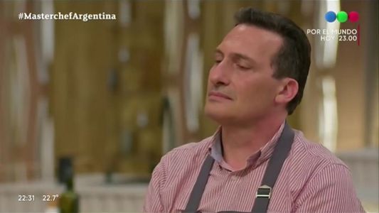 Paulo Kablan, otro que rompió en llanto en MasterChef Celebrity