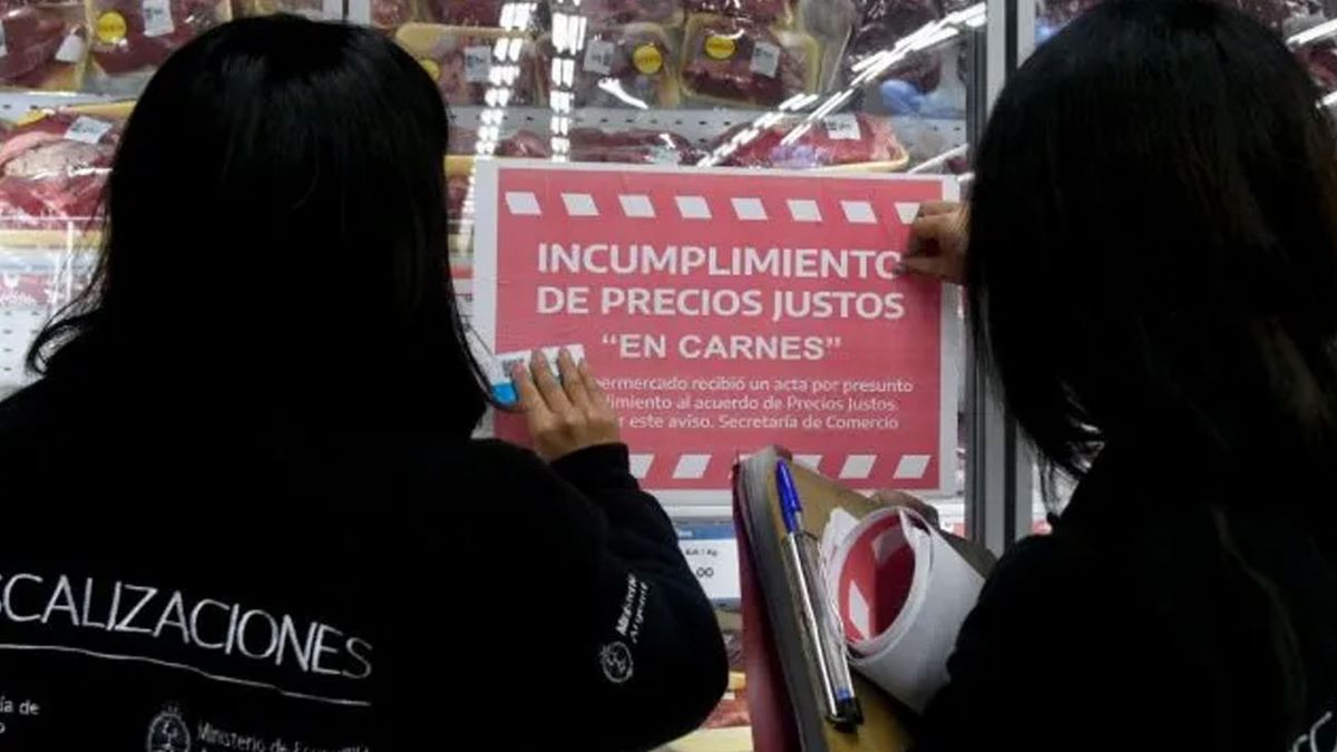 El Gobierno sancionó a más de 50 supermercados por no cumplir con las normas de Precios Justos