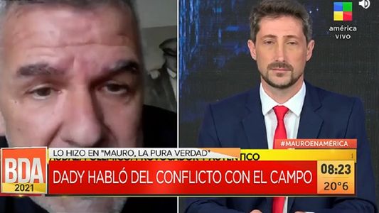 Denunciaron penalmente a Dady Brieva por incitación a la violencia colectiva, tras su advertencia al campo