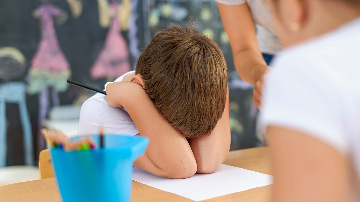 Fue a la escuela como cualquier día