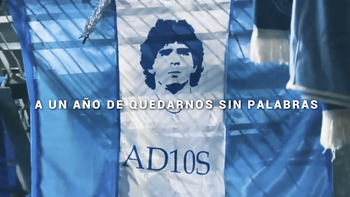 El video de la AFA con Maradona hablándole a los argentinos y el original homenaje que le hicieron