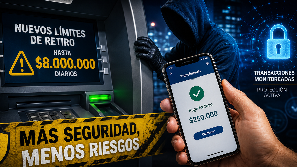 Ya es oficial en los cajeros automáticos: prohíben retirar dinero superior a este nuevo monto