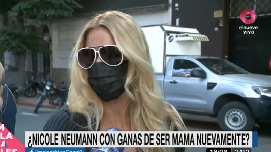 Nicole Neumann contó si le gustaría formar una familia con Manu Urcera