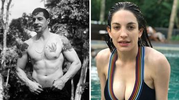 Las vacaciones de Esteban Lamothe y Katia Szechtman en las Cataratas del Iguazú