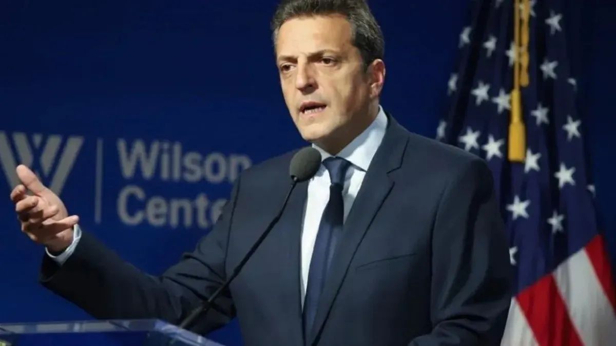 Sergio Massa anunció la firma del acuerdo de intercambio de información con Estados Unidos (Foto: Télam)