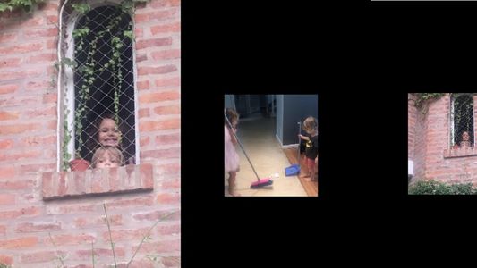 Pedro Alfonso mostró cómo se divierte con sus hijos Olivia y Baltazar en plena cuarentena